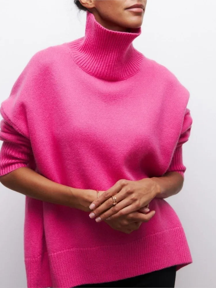 Pull col roulé Oversize - L'indispensable de l'hiver