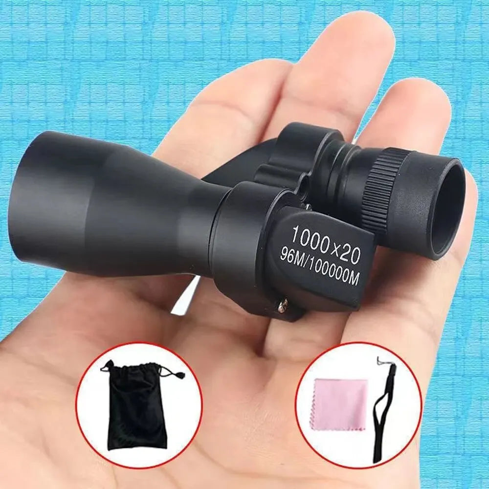 Mini Télescope Monoculaire HD de Poche – Fort Grossissement pour Randonnée, Camping et Observation