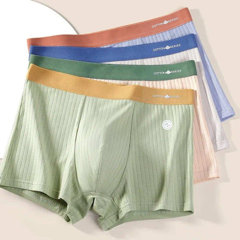 Lot de 4 Boxers confortables en coton 100%