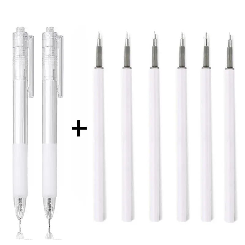 Stylo cutter de précision pour travaux manuels - 2 Stylos + 8 recharges