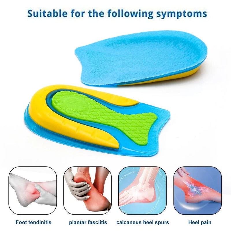 Coussinets orthopédiques anti-douleur talon en silicone souple