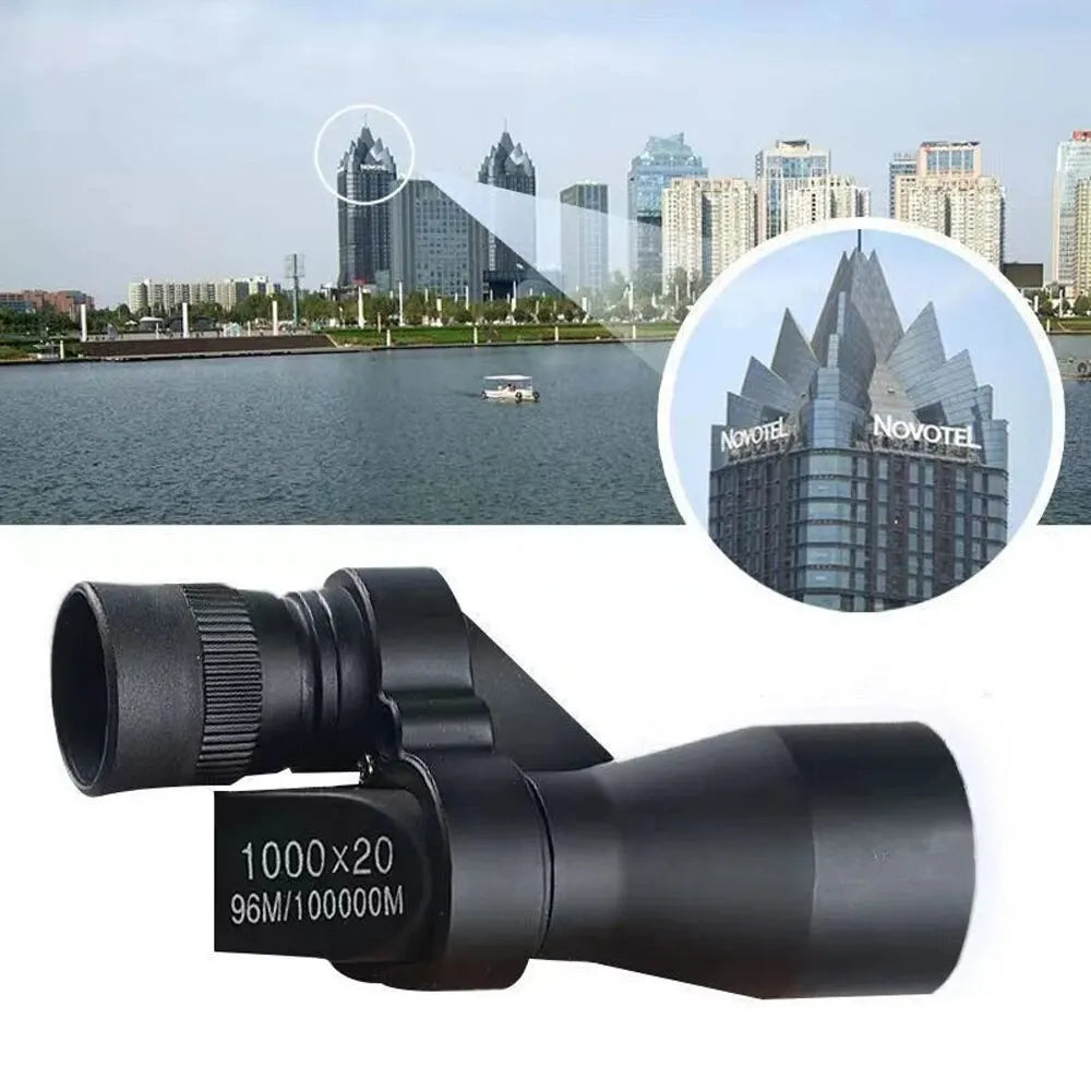 Mini Télescope Monoculaire HD de Poche – Fort Grossissement pour Randonnée, Camping et Observation