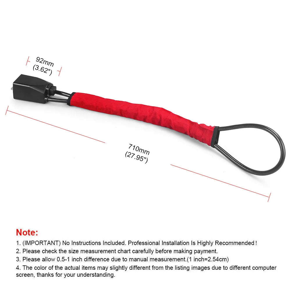 Anti-vol de Volant de Voiture Prise Ceinture