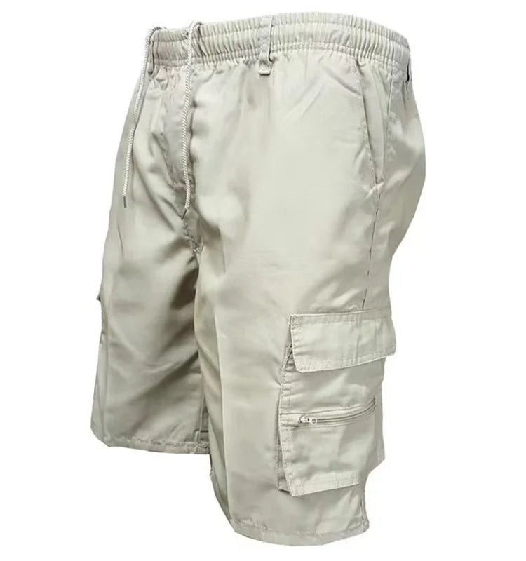 Short Cargo Décontracté Ceinture Élastique - Homme