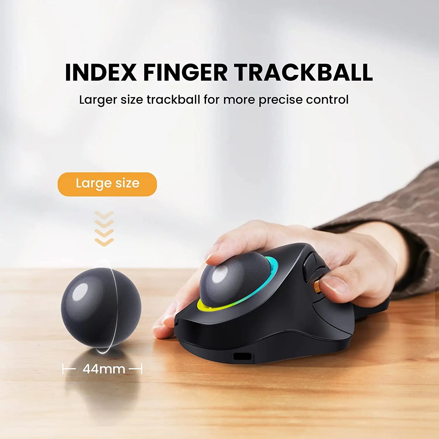 Souris Sans Fil à TrackBall index