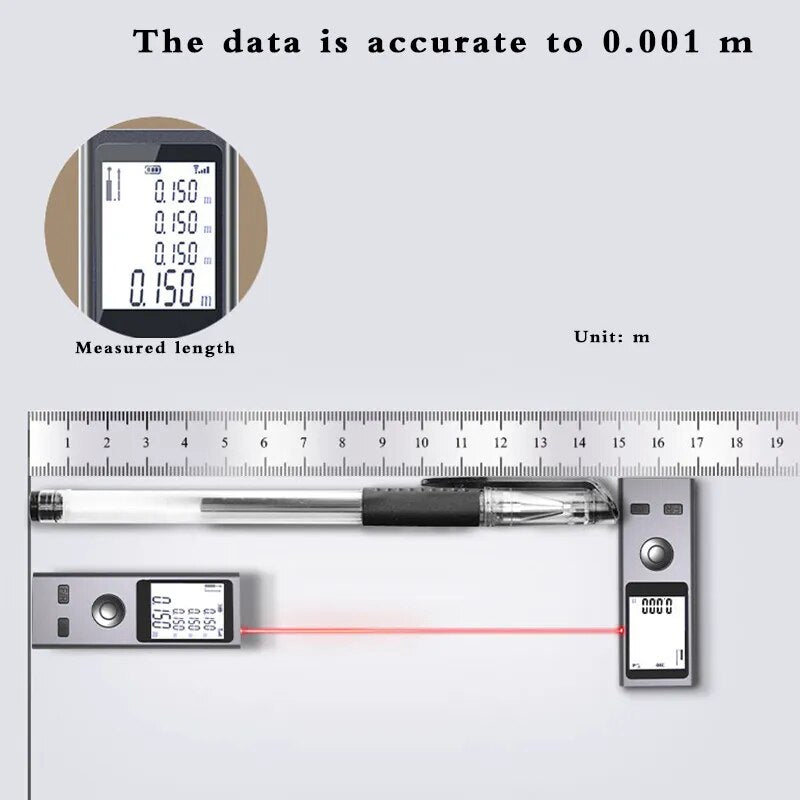 Mini télémètre laser numérique