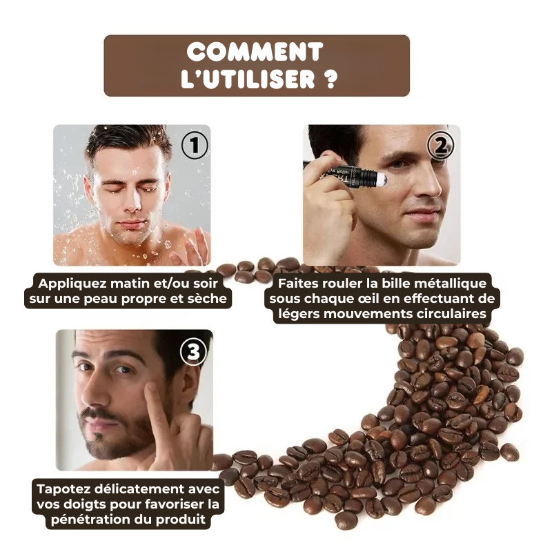 Soin Roll-on pour les yeux Anti-Fatigue au Rétinol - Soin For Men