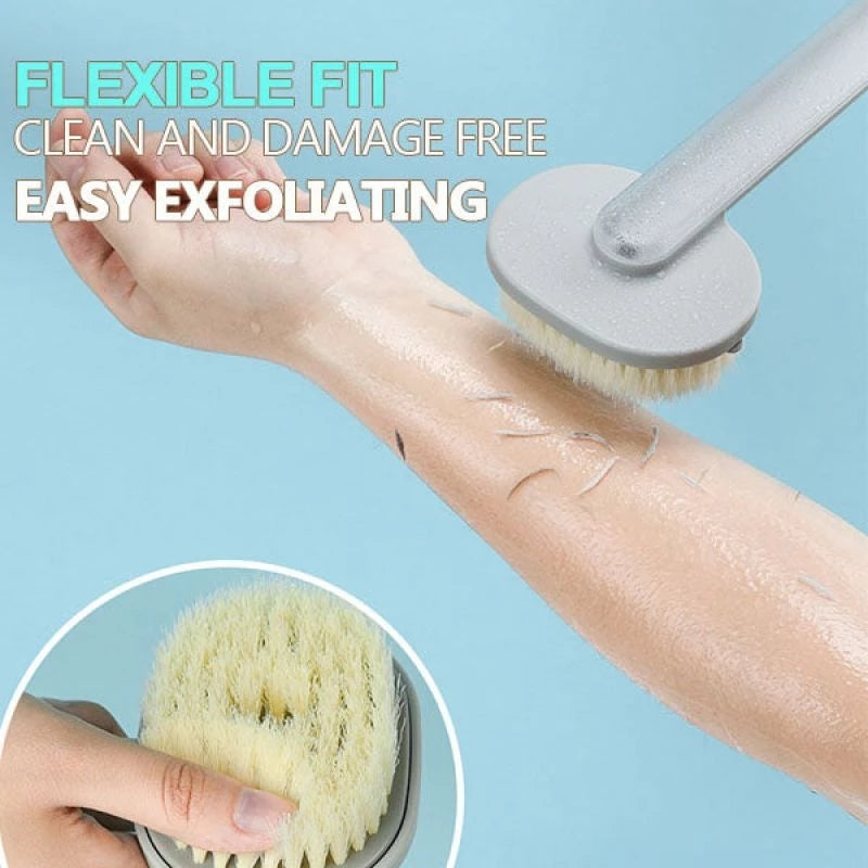 Brosse de massage et bain à manche long