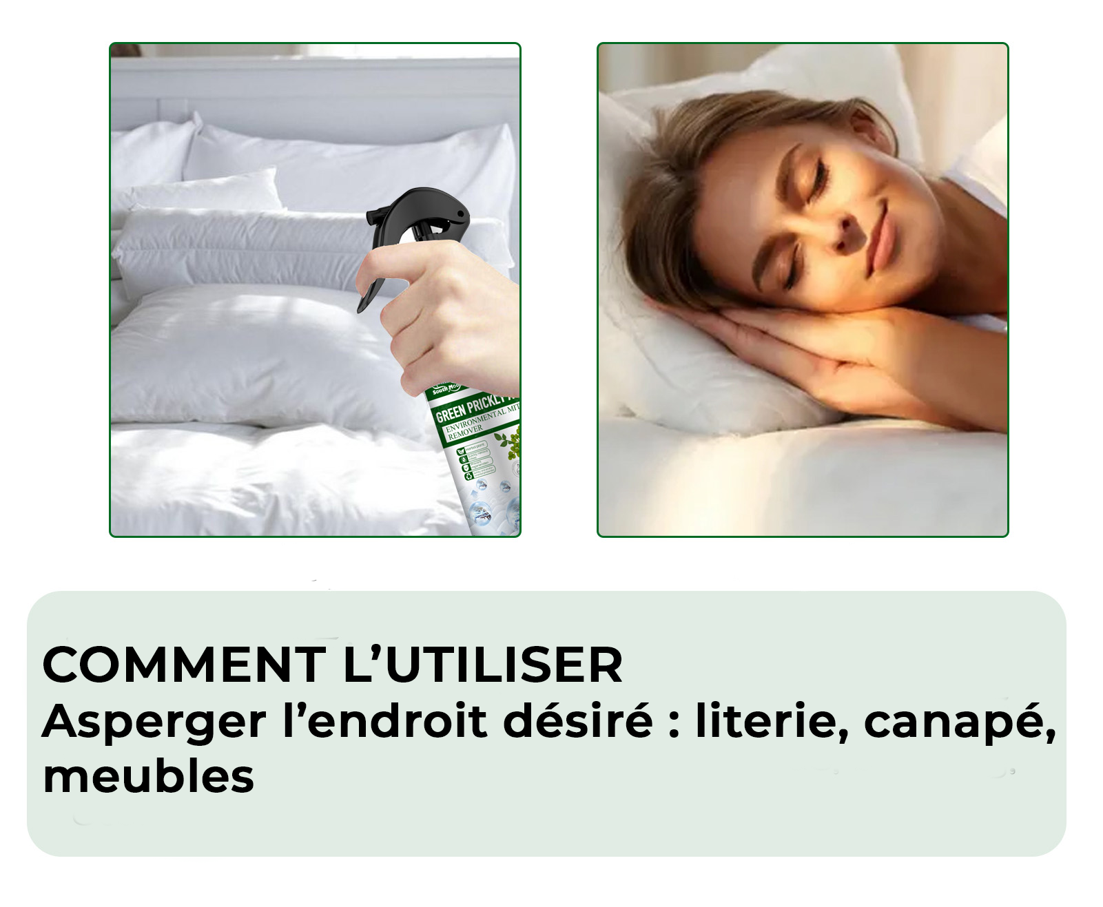 Lot de 2 Sprays anti-punaises de lit