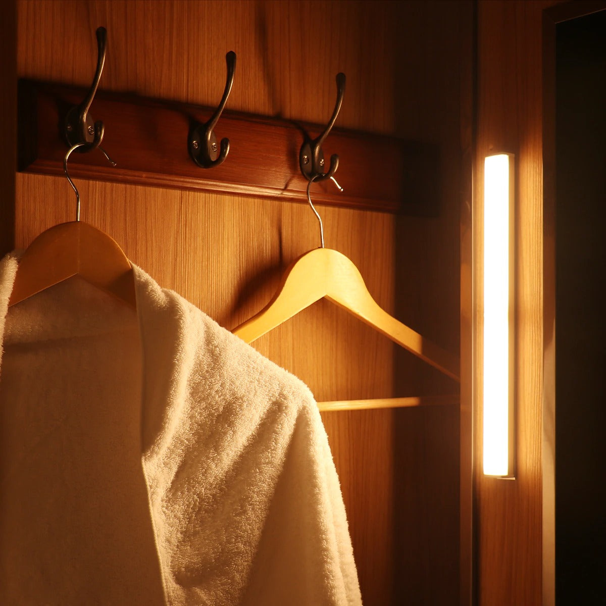 Réglette LED sans fil - Système PIR détection des mouvements