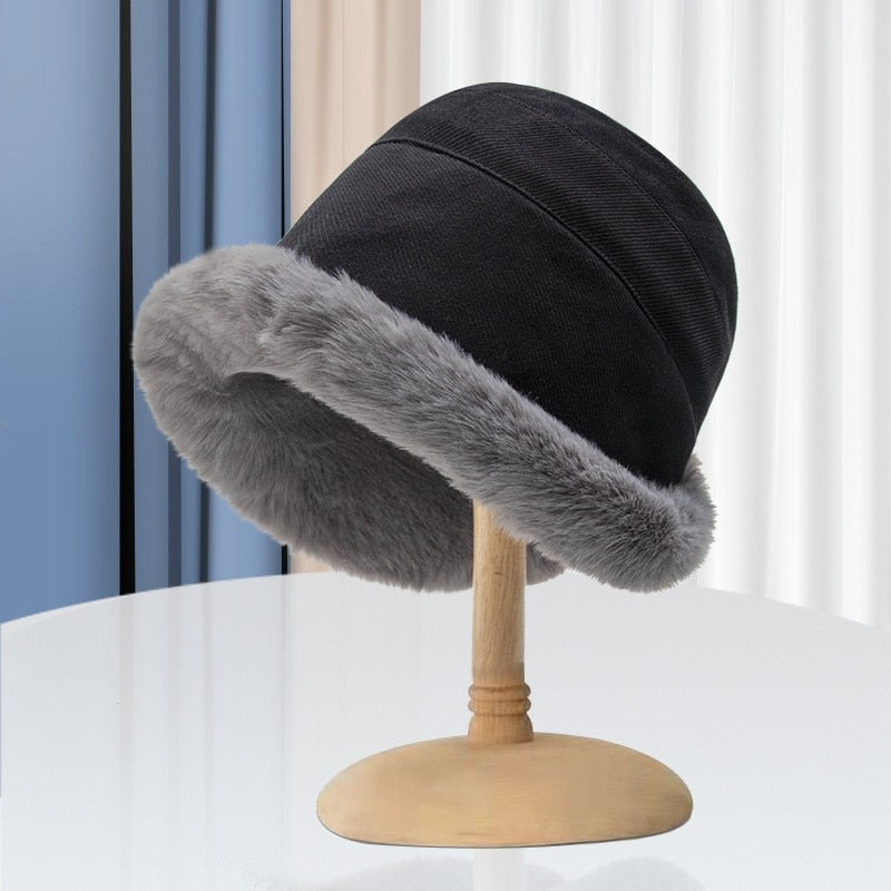 Chapeau d'hiver avec doublure polaire