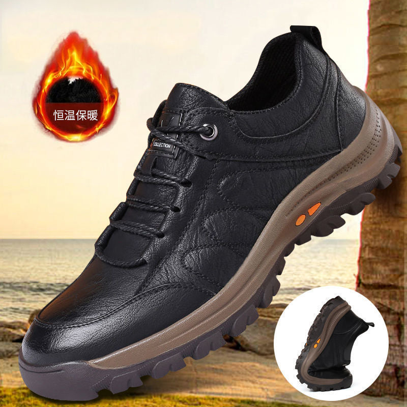 Chaussures d'hiver en cuir PU - Hommes