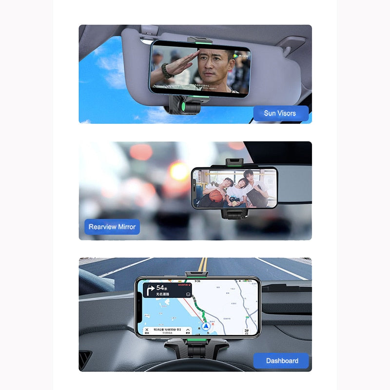 PACEWALKER Support de téléphone portable rotatif à 360° pour