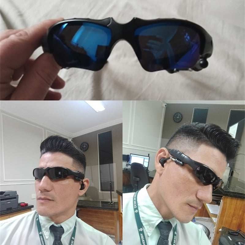 Lunettes de sport polarisée -  Oreillette Bluetooth 2.0