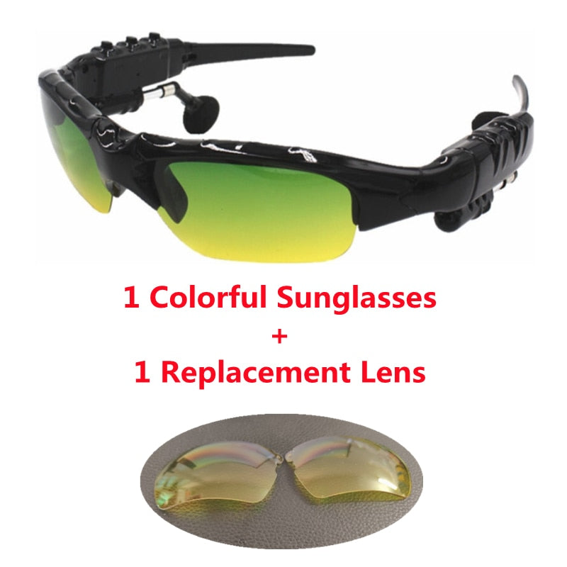 Lunettes de sport polarisée -  Oreillette Bluetooth 2.0