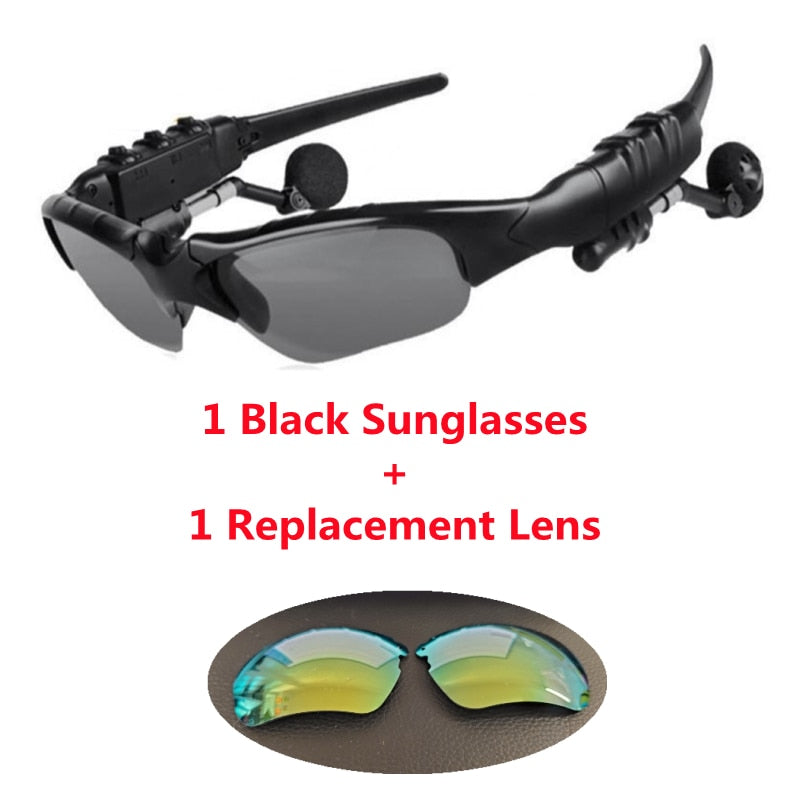 Lunettes de sport polarisée -  Oreillette Bluetooth 2.0