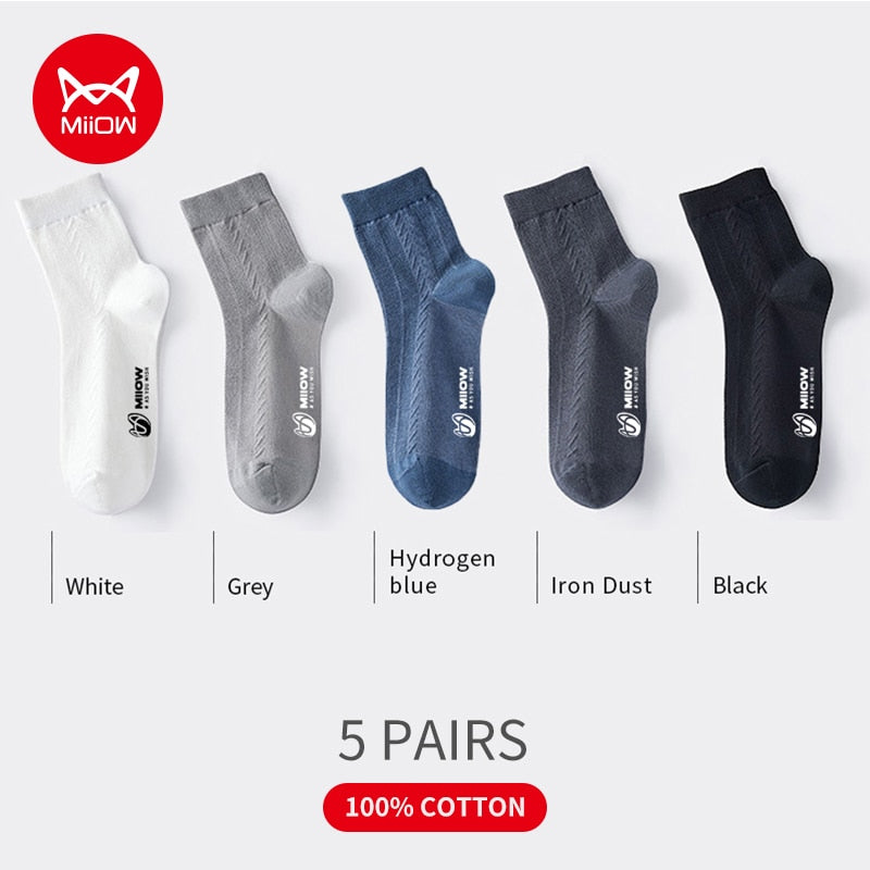 5 paires de chaussettes 100% antibactérien - Homme