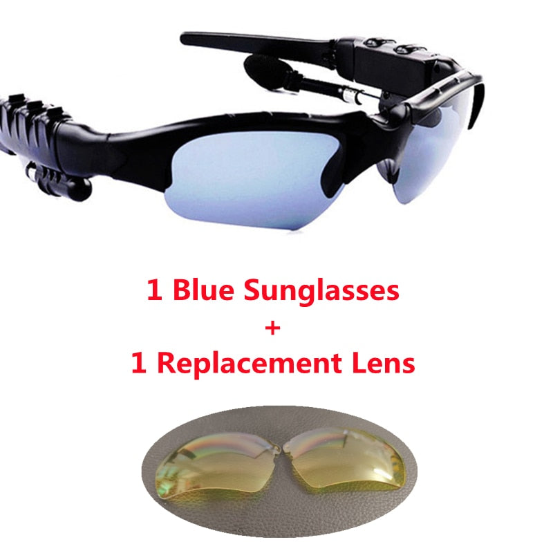 Lunettes de sport polarisée -  Oreillette Bluetooth 2.0