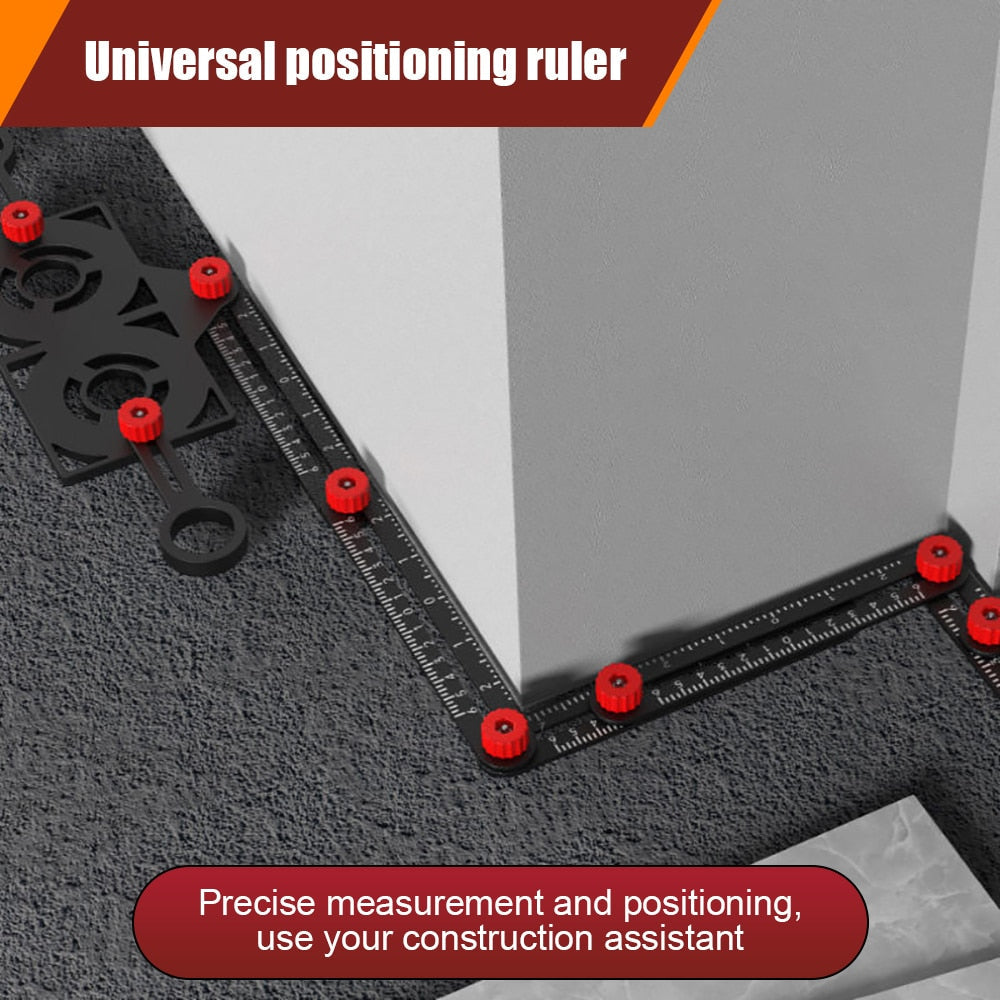 Règle de mesure multi-angle universelle