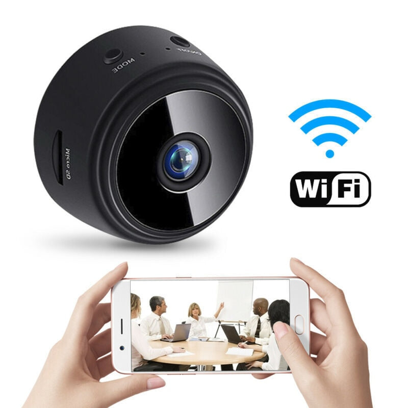 Mini caméra d'espion Wifi aimantée