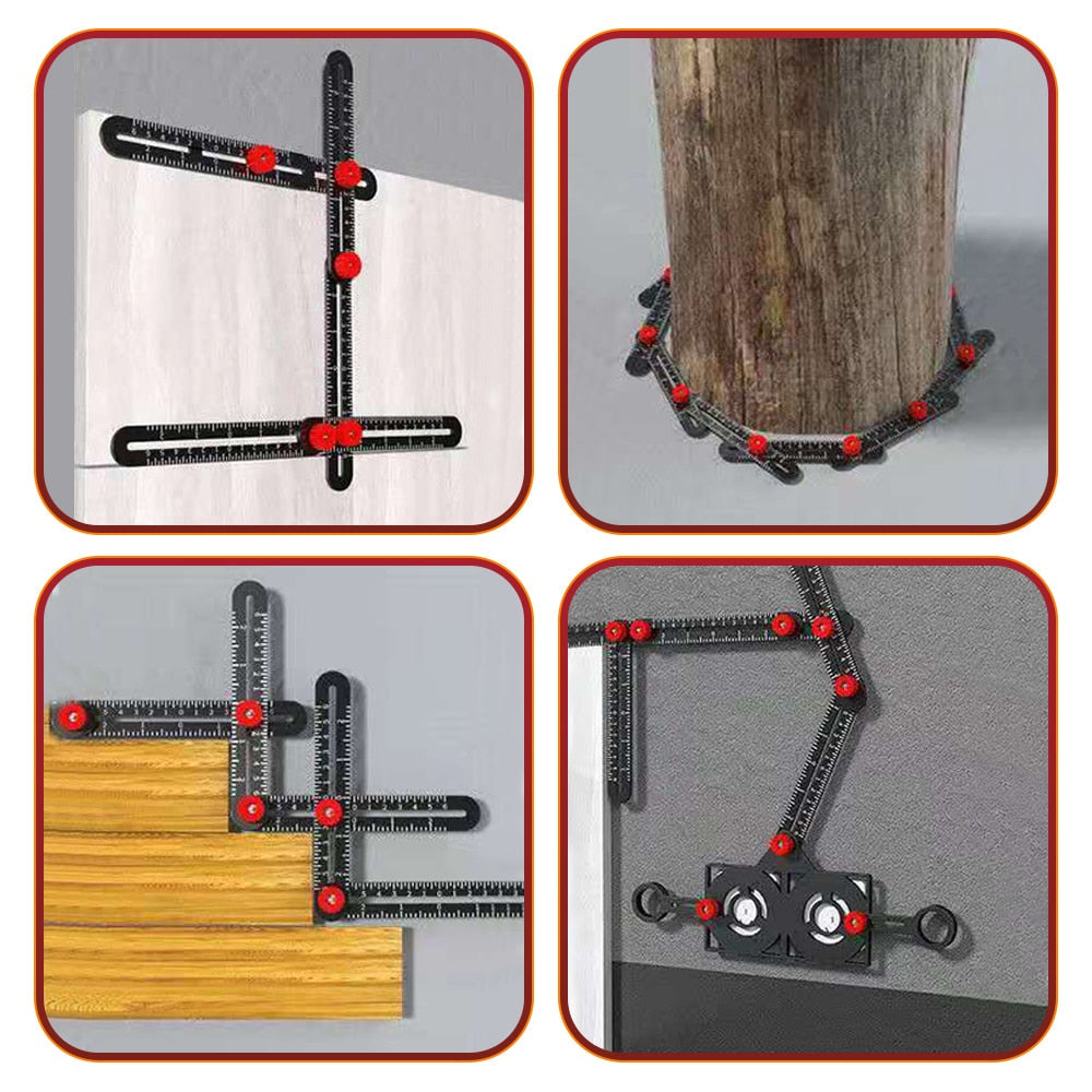 Règle de mesure multi-angle universelle