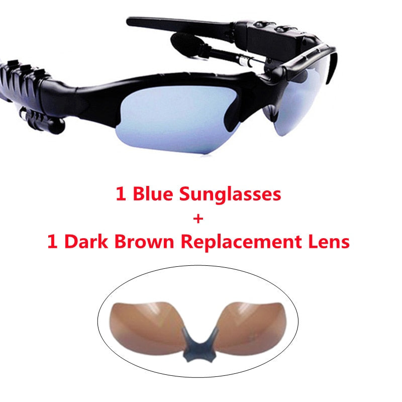 Lunettes de sport polarisée -  Oreillette Bluetooth 2.0